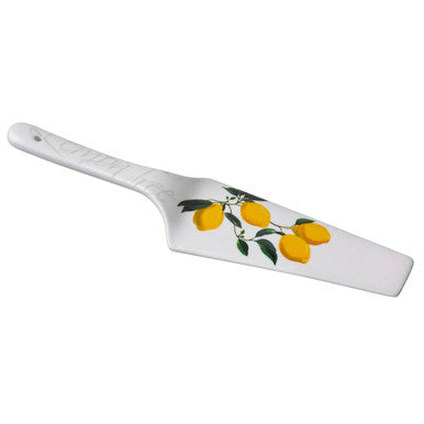Lemon Tree Print Cake Slice