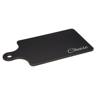 Matte Black Paddle Cheese Board with Hanging Hole