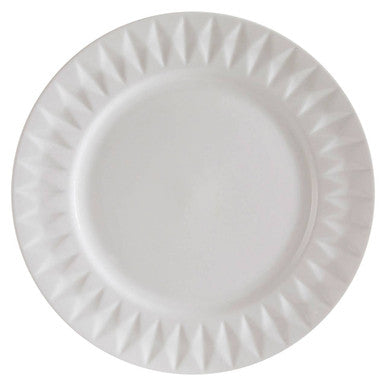 16 Piece Embossed Geometric Dinner Set