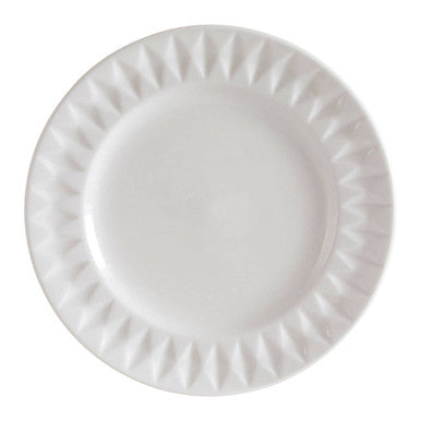 16 Piece Embossed Geometric Dinner Set