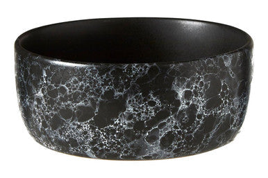 Black Faux Marble Bowl