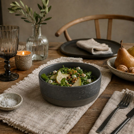 Medium Grey Speckled Bowl