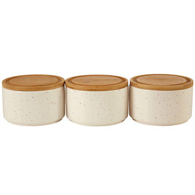 Set of 3 Stackable Canisters