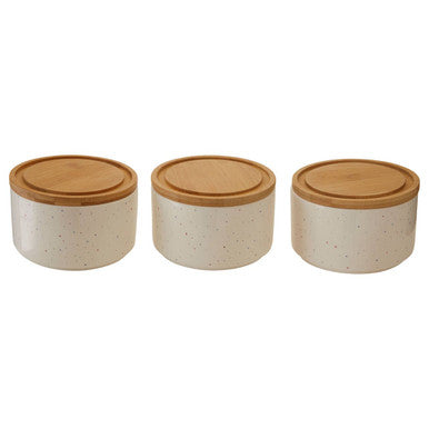 Set of 3 Stackable Canisters