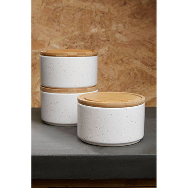 Set of 3 Stackable Canisters