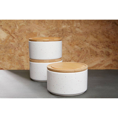 Set of 3 Stackable Canisters