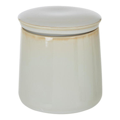Purple Glossy Canister with Fitted Lid