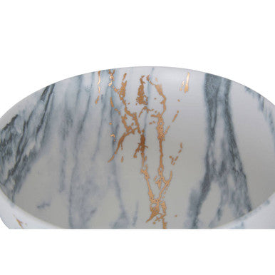 Marble Effect Salad Bowl