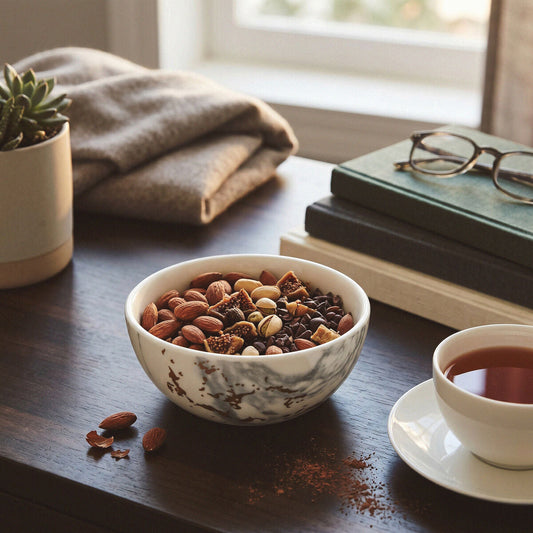 Marble Effect Snack Bowl