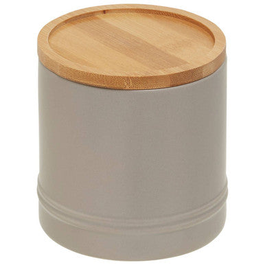 Grey Medium Stoneware Canister