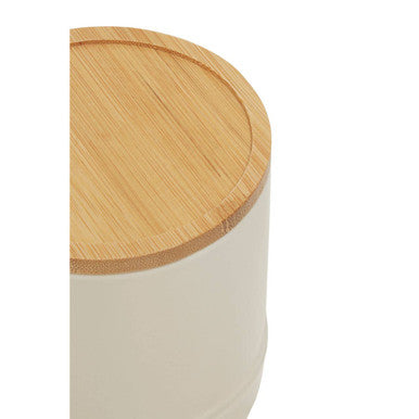 Cream Medium Stoneware Canister