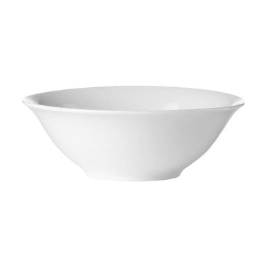 16 Piece White Porcelain Coupe Dinner Set