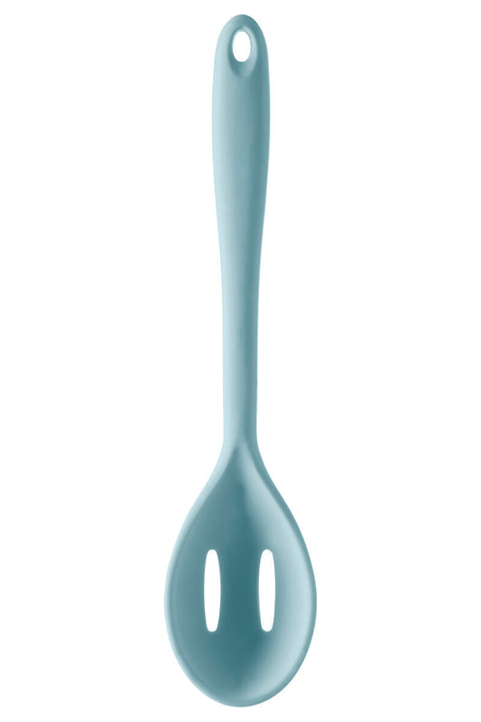 Light Blue Silicone Slotted Spoon