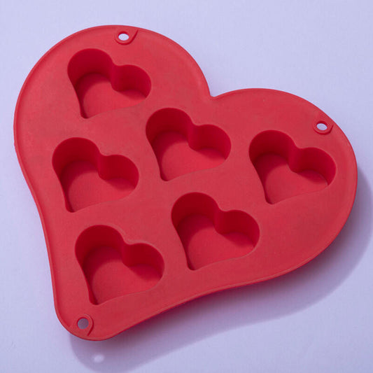 6 Cup Heart Cake Pan