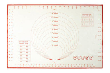 Red Trim Non Stick Baking Mat