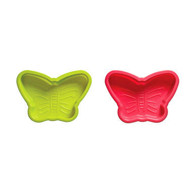 Set of Two Silicone Butterfly Cake Moulds