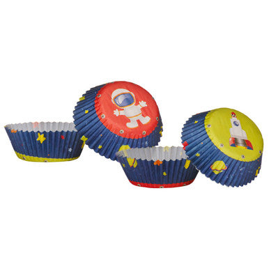 Space Print 60 Piece Medium Cupcake Cases