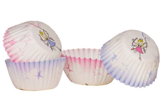 100 Piece Mini Star and Princess Cupcake Cases