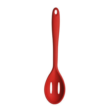 Red Silicone Slotted Spoon