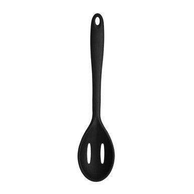 Black Silicone Slotted Spoon