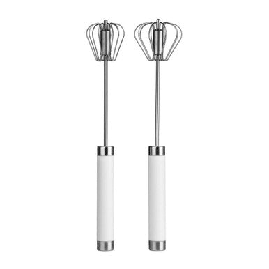Set of 2 Press and Spin Whisks