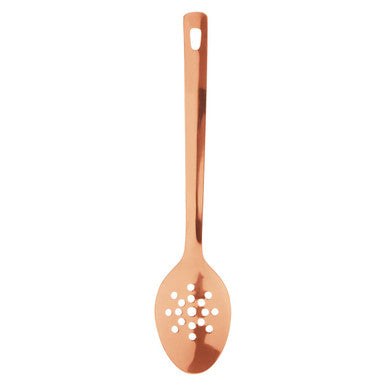 Rose Gold Finish Stainless Steel Slotted Spoon