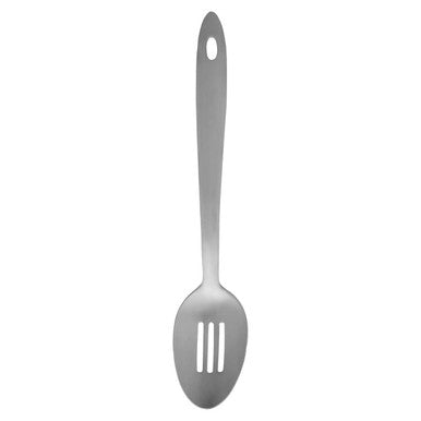 Brushed Stainless Steel Slotted Spoon