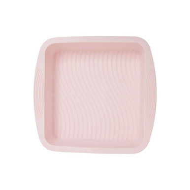 Pastel Pink Square Cake Mould