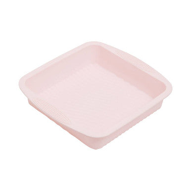 Pastel Pink Square Cake Mould