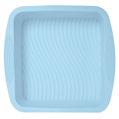 Pastel Blue Square Cake Mould