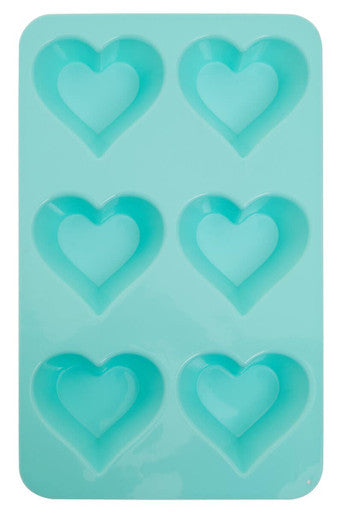 Pastel Green Heart Shape Cake Mould