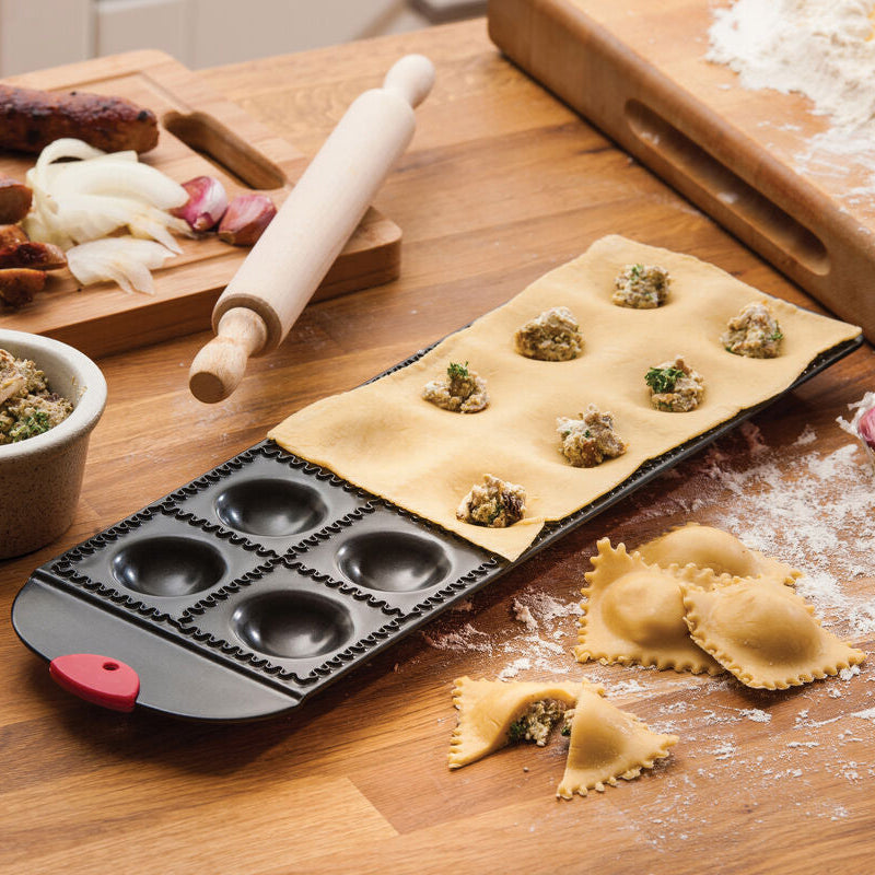 Ravioli Tray with Rolling Pin