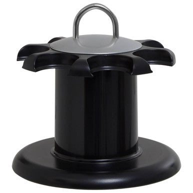 Black Revolving 8 Bottle Spice Rack