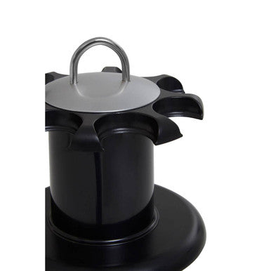 Black Revolving 8 Bottle Spice Rack