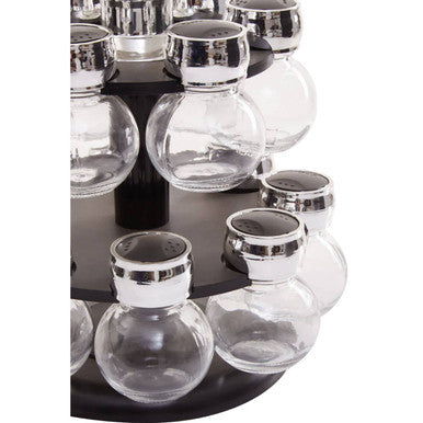 2 Tier 14 Bottle Revolving Spice Rack