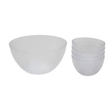 Set of 5 Plastic Bowls