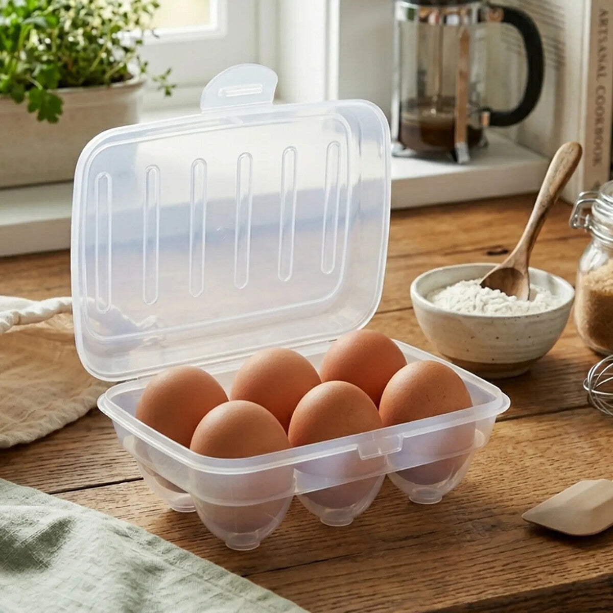 Clear Six Egg Box