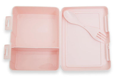 Pink 2 Section Lunch Box