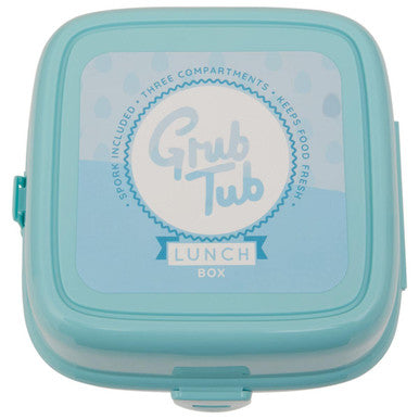 4 Compartment Mint Green Lunch Box