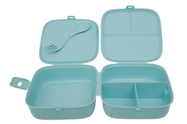 4 Compartment Mint Green Lunch Box