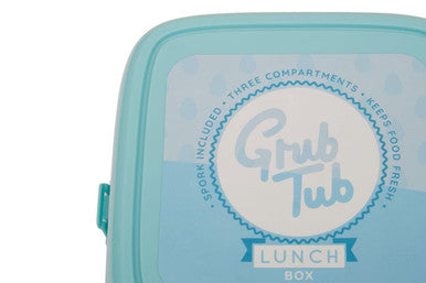 4 Compartment Mint Green Lunch Box