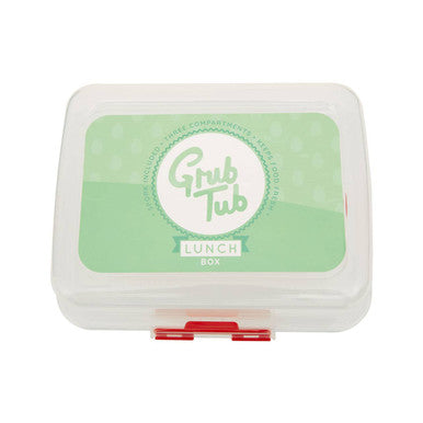 Clear 3 Compartment Lunch Box with Spork