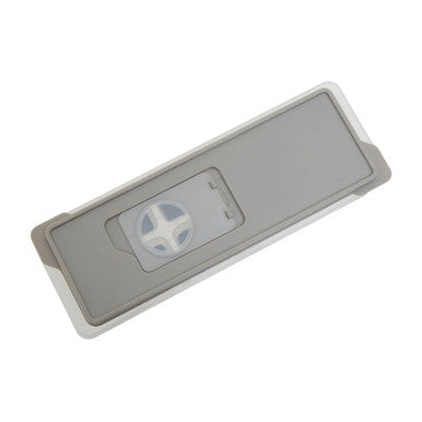 Arctic Grey Plastic Ice Cube Tray with Lid