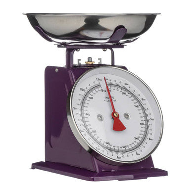 5kg Purple Vintage-Style Kitchen Scale