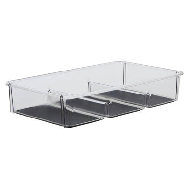 Grey Multifunctional Kitchen Organiser with Three Dividers