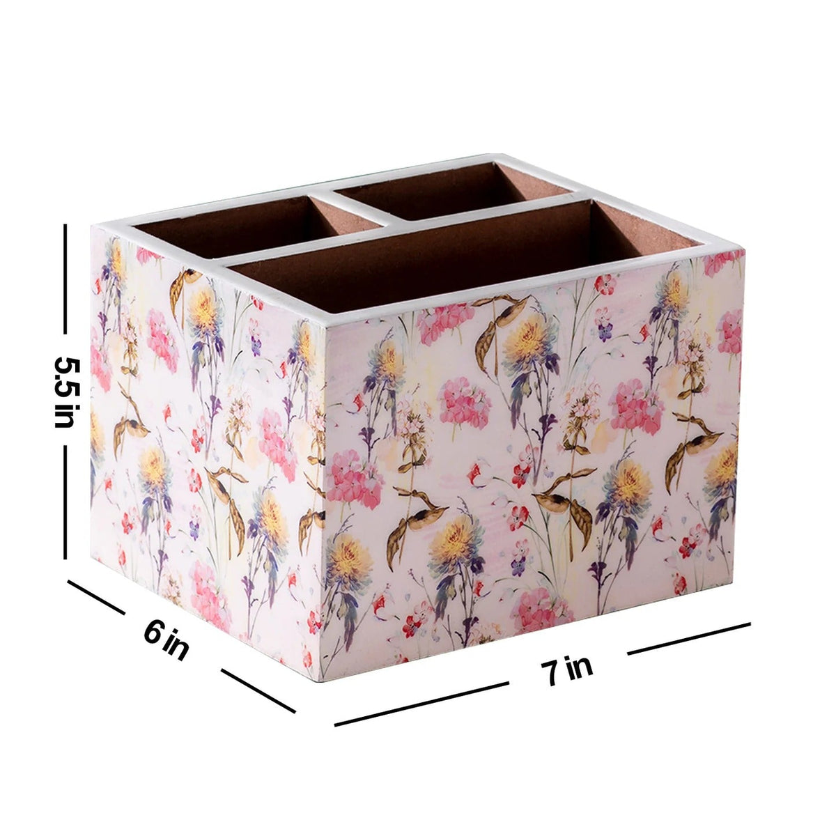 MDF Enamel Cutlery Holder Printed Large