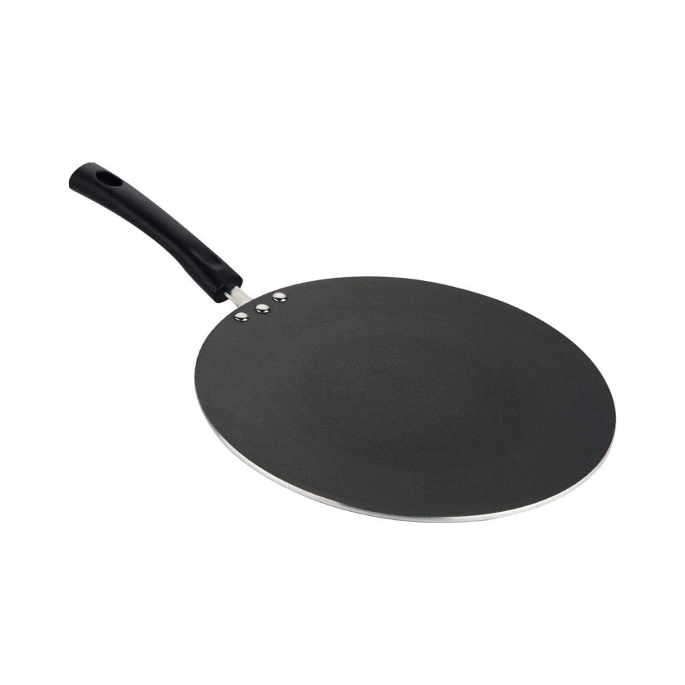 Aluminium Non Stick Concave Tawa - 26.5 cm, Roti/Chapati/Paratha/Dosa Tawa, 4 mm Thick