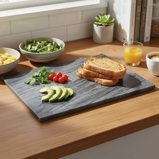 Large Black Marble Chopping and Serving Board