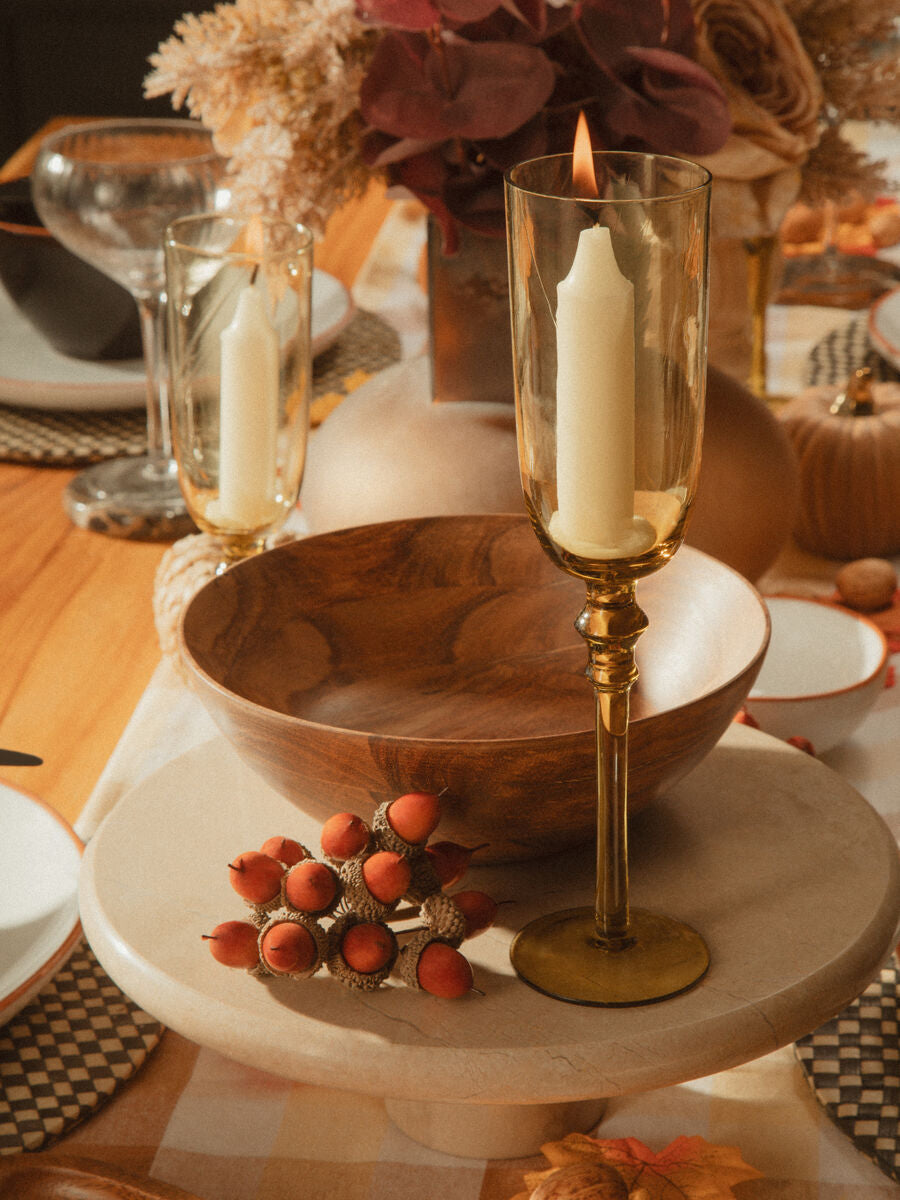 Pale Gold Marble Cake Stand