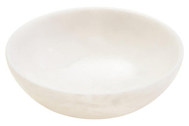 White Marble Serving Bowl